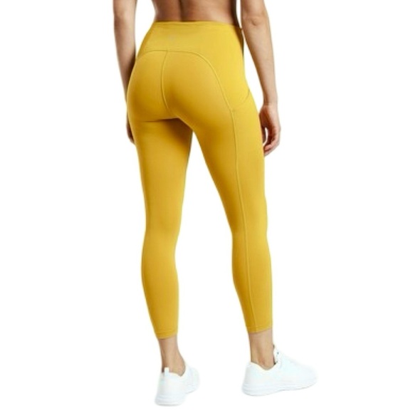 Athleta Ultimate Stash Pocket 7/8 Tight Leggings Womens Size Small Chartreuse - Picture 3 of 16